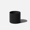 thumbnail image 1 of Veradek Mod Series 13" Plastic-Stone Short Planter - (Black), 1 of 9