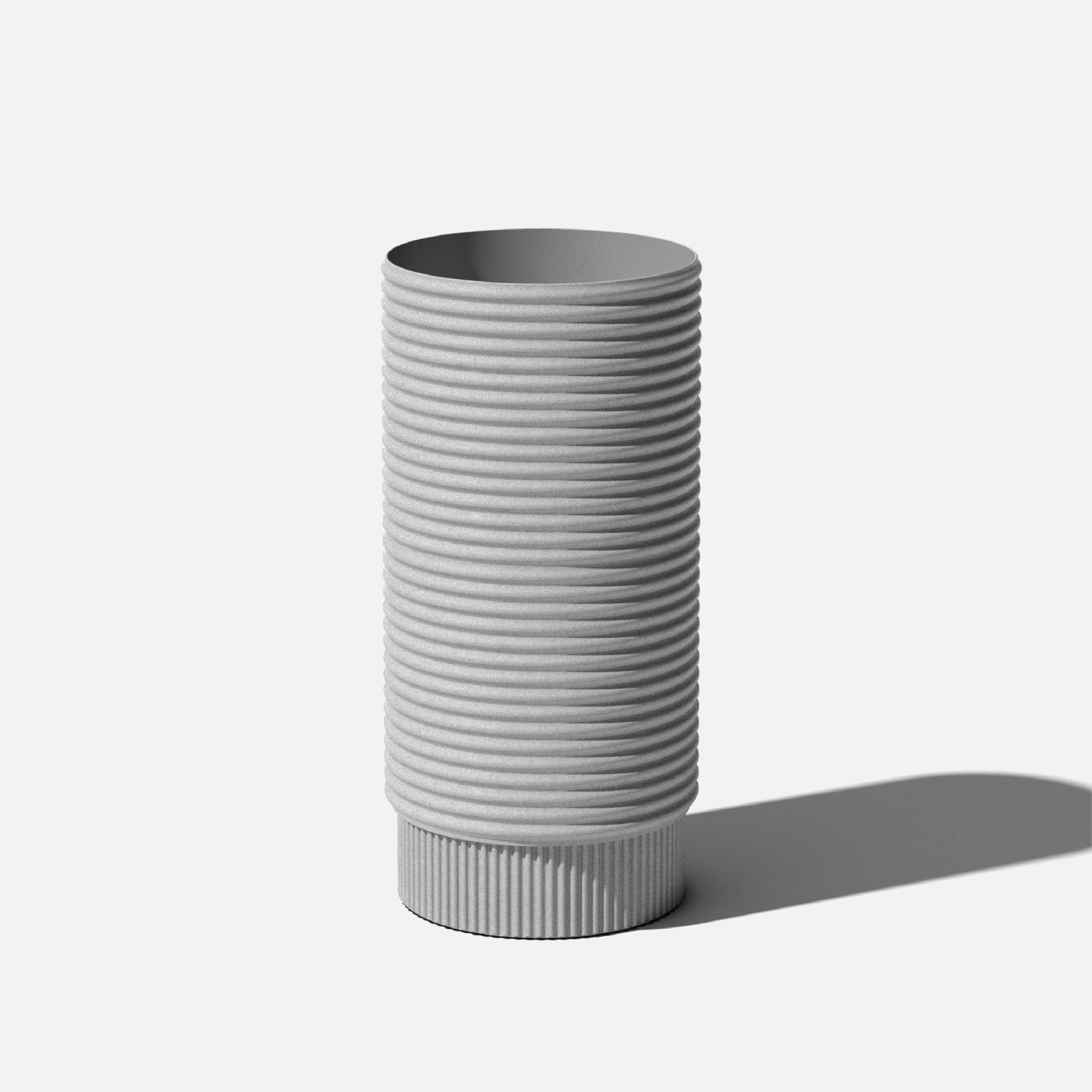 Veradek Mod Series 29" Plastic-Stone Extra Tall Planter - (Gray)