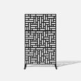 thumbnail image 1 of Veradek Outdoor Privacy Screen 3-Panel Set w/ Stand - (Block), 1 of 10