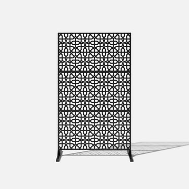 Veradek Outdoor Privacy Screen 3-Panel Set w/ Stand - (Parilla)