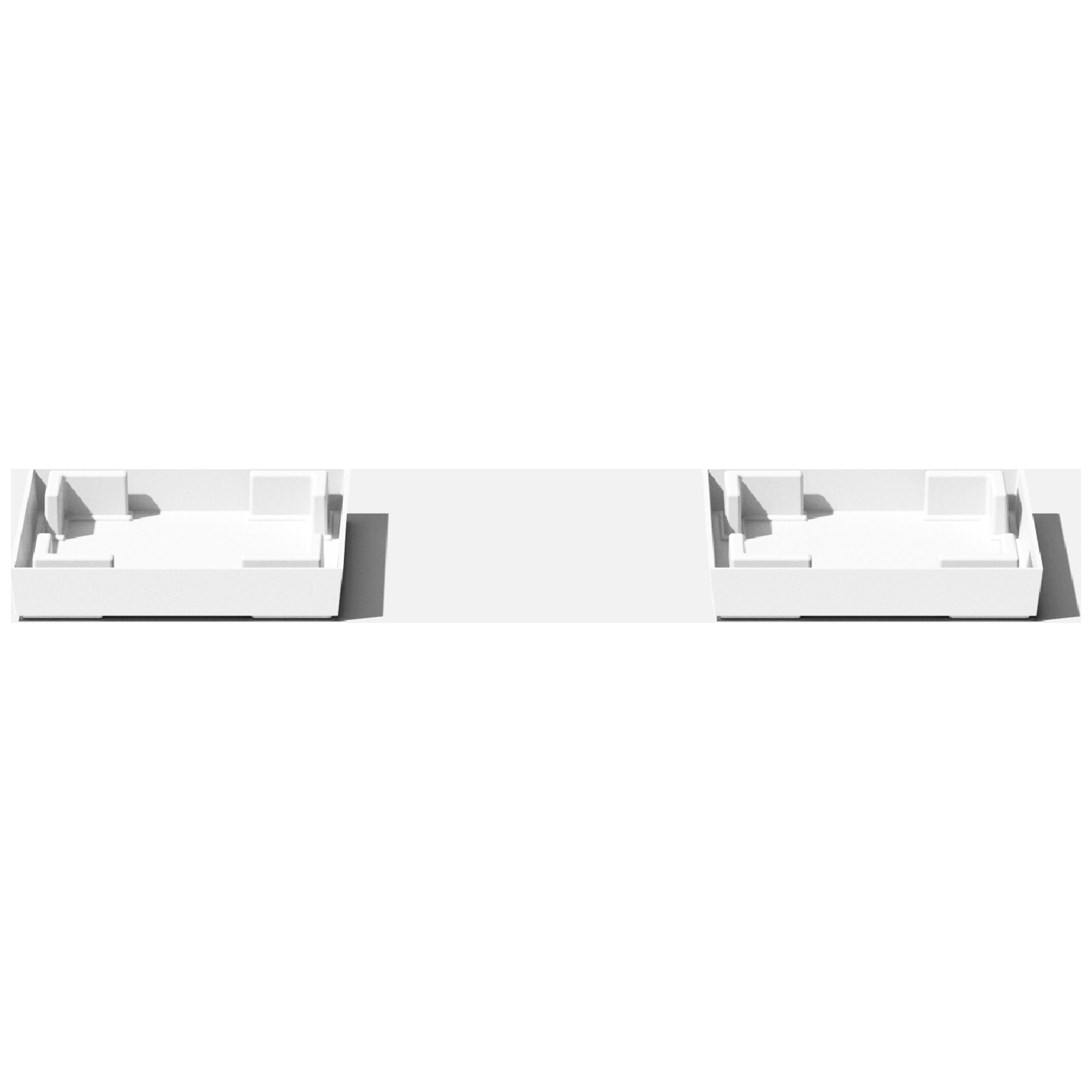 Veradek Pure Series Kona Übertopf, 38,1 Cm, Weiß – Robuster Kunststoff, Bruchsicher, Mit 5-Jahres-Garantie