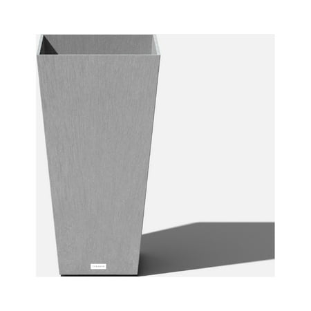 Veradek Pure Series Midland 30" Plastic Planter - Gray