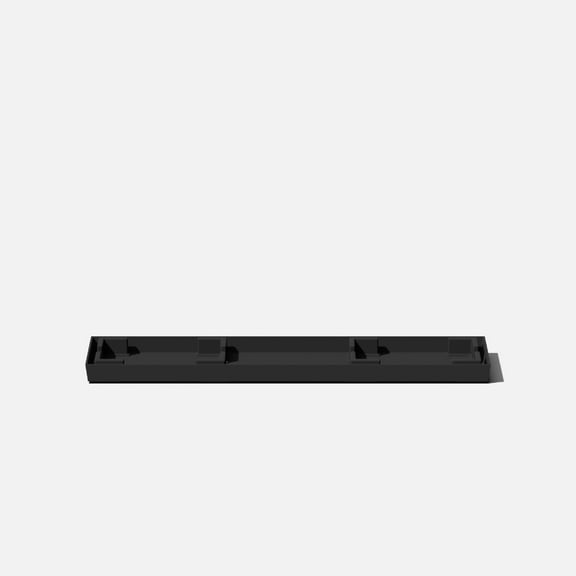 Veradek Pure Series Midori 31" Plastic Planter Tray - Black