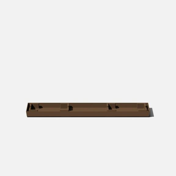 Veradek Pure Series Midori 31" Plastic Planter Tray - Espresso