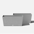 thumbnail image 1 of Veradek Pure Series Midori 39" Plastic Planter 2-Pack Gray, 1 of 12