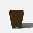 thumbnail image 1 of Veradek Pure Series Nobleton 18" Plastic Planter - Espresso, 1 of 11