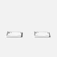 thumbnail image 1 of Veradek Pure Series Nobleton 22" Plastic Planter Tray 2-Pack White, 1 of 9