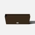 thumbnail image 1 of Veradek Pure Series Window Box 25" Plastic Planter - Espresso, 1 of 6