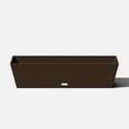 thumbnail image 1 of Veradek Pure Series Window Box 36" Plastic Planter - Espresso, 1 of 8