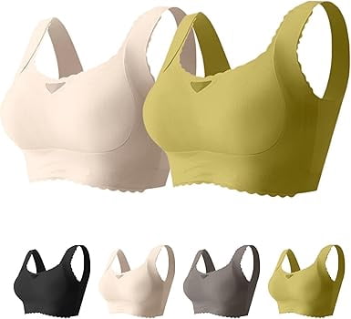 Verafits Bra,Comfortable Bust Lifting & Shaping Bras,Seamless Wireless Removable Pads