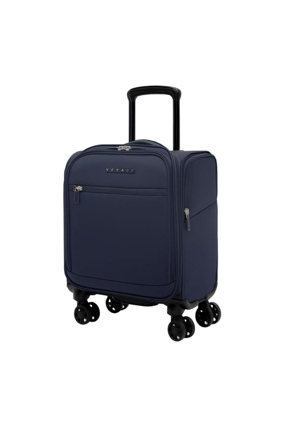 14-Inch Underseat Carry On Luggage with Spinner Wheels & USB Charging Port, Wheeled Suitcase for Airlines, Lightweight Overnight Bag for Men and Women (14-Inch Compact Underseat Pro)