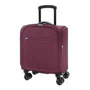 Verage 14-Inch Underseat Carry On Luggage with Spinner Wheels & USB Charging Port, Wheeled Suitcase for Airlines, Lightweight Overnight Bag for Men and Women 14-Inch Compact Underseat Pro