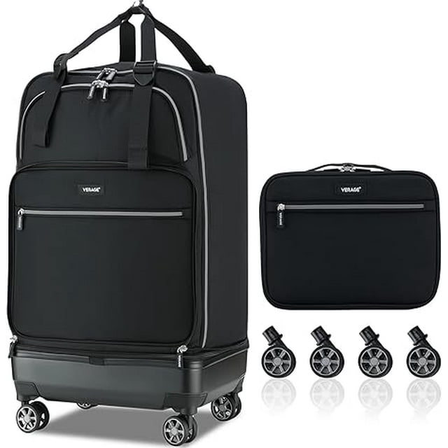 Verage Expandable Foldable Luggage Collapsible Rolling Travel Duffel