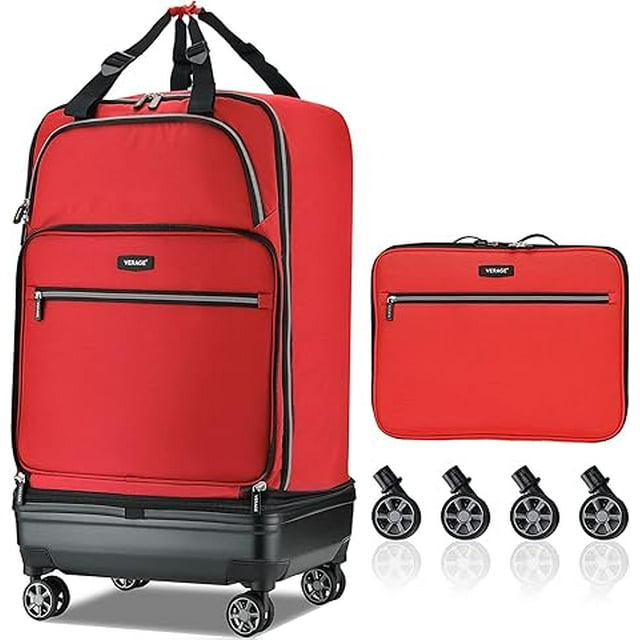 Verage Expandable Foldable Luggage Collapsible Rolling Travel Duffel