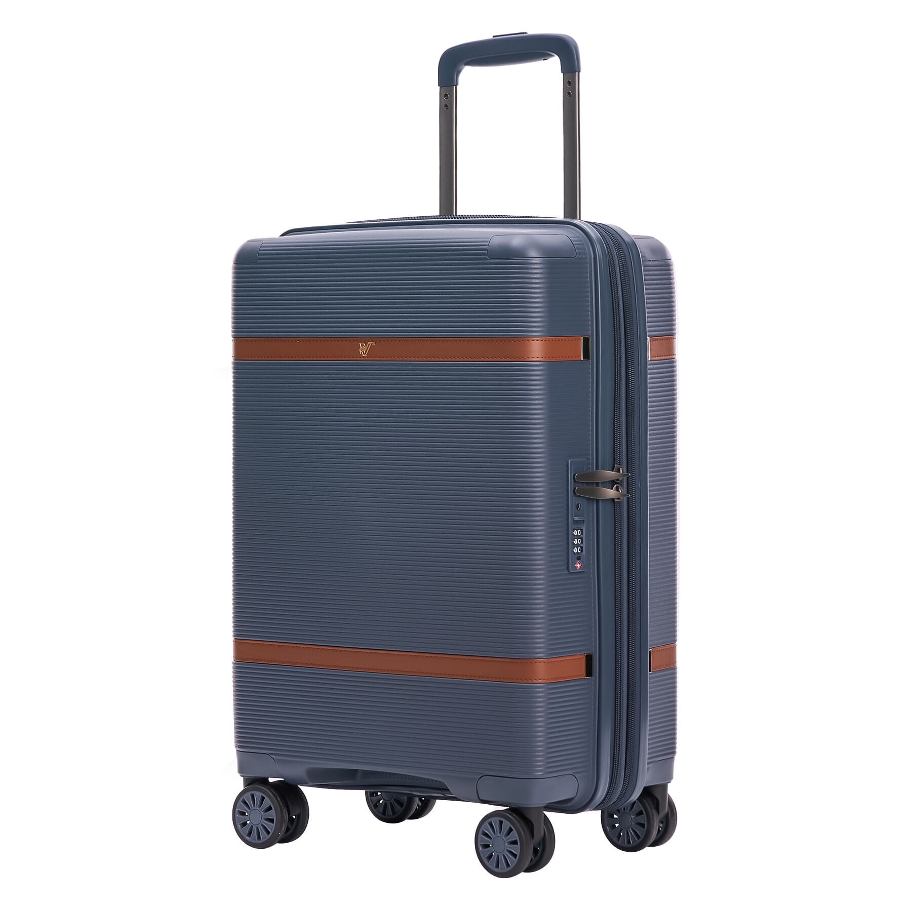 Verage Florence Hardside Carry-On PP Luggage with Spinner Wheels, 20-Inch Lightweight Expandable Suitcase with TSA Lock, Artist-Inspired Stylish Travel Luggage