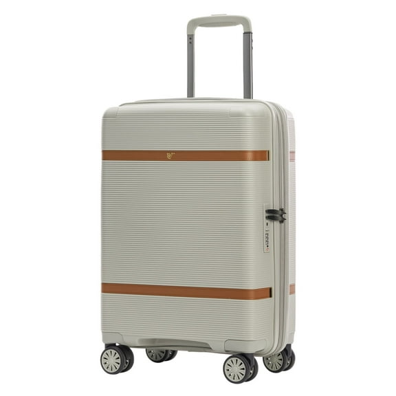 Verage Florence Hardside Carry-On PP Luggage with Spinner Wheels, 20-Inch Lightweight Expandable Suitcase with TSA Lock, Artist-Inspired Stylish Travel Luggage