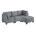 thumbnail image 1 of Veranda 4 Pcs Modular Sofa Set  - Gray, 1 of 5