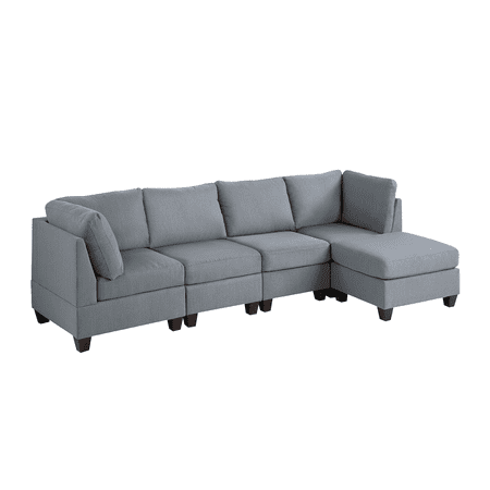 Veranda 5 Modular Sofa Set - Gray
