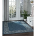 thumbnail image 1 of Veranda Traditional 8' x 10' Indigo and Light Gray Polypropylene Outdoor Area Rug, 1 of 8