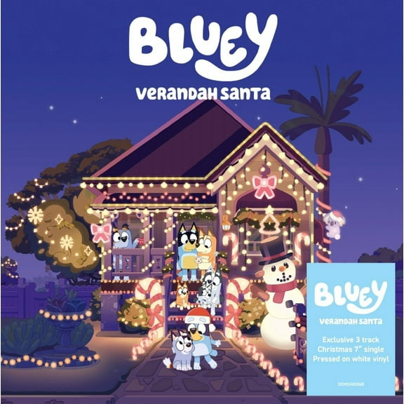 Bluey - Verandah Santa - White Colored Vinyl - Kids & Family [7-Inch]