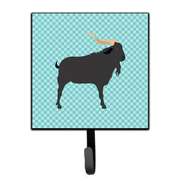 Verata Goat Blue Check Leash or Key Holder