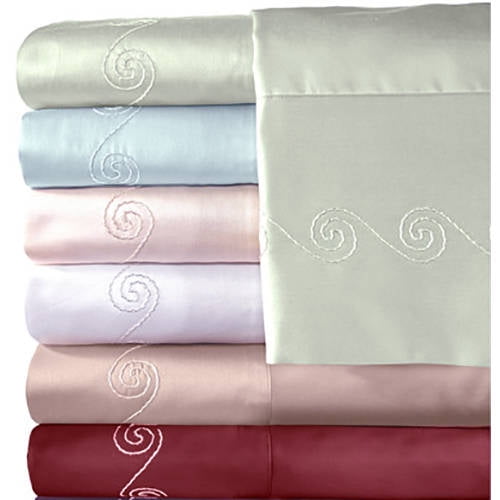 Veratex, Inc. Supreme Sateen 500Thread Count Swirl Bedding Sheet Set