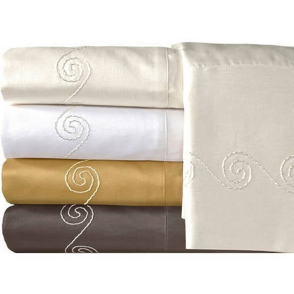Veratex, Inc. Supreme Sateen 800-Thread Count Swirl Bedding Sheet Set