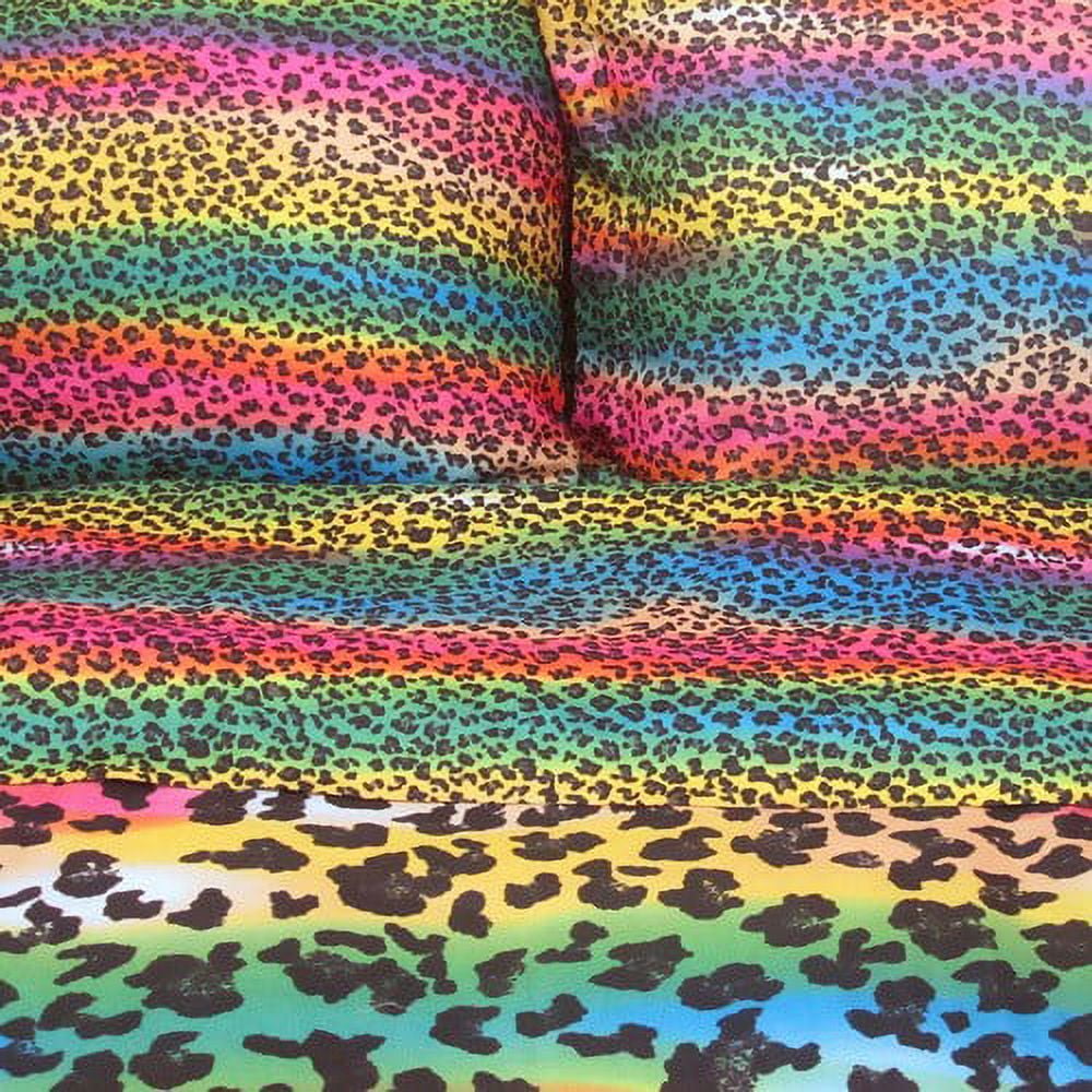 Veratex Street Revival Rainbow Leopard Comforter Set - Walmart.com