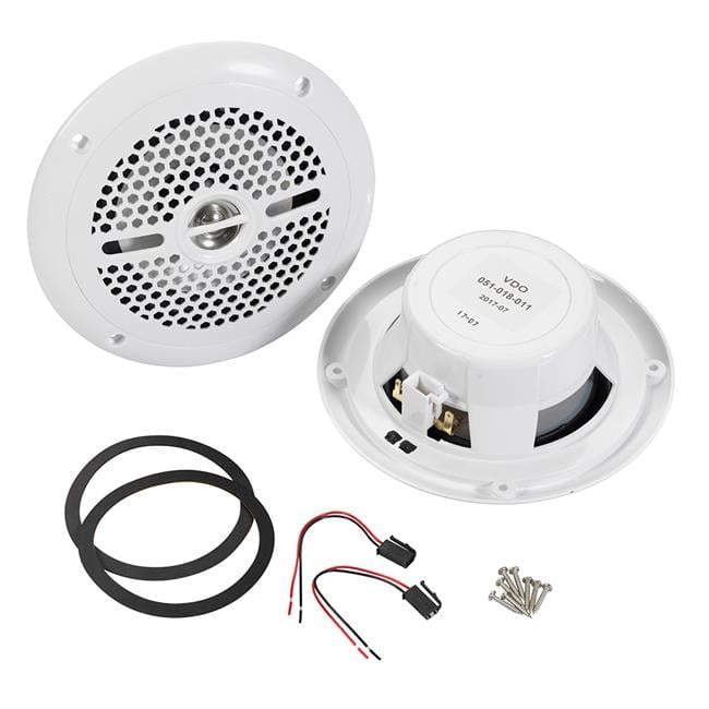 VDO Marine A2C1856150001 Surface Mount Speakers, White - 150 watts - 130 mm