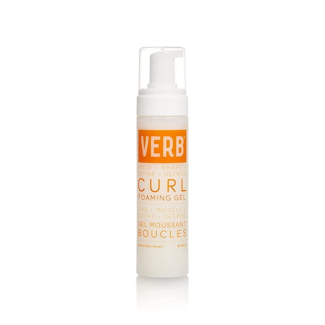 Verb Curl Foaming Gel Frizz Control Mousse for Curl Definition Curl