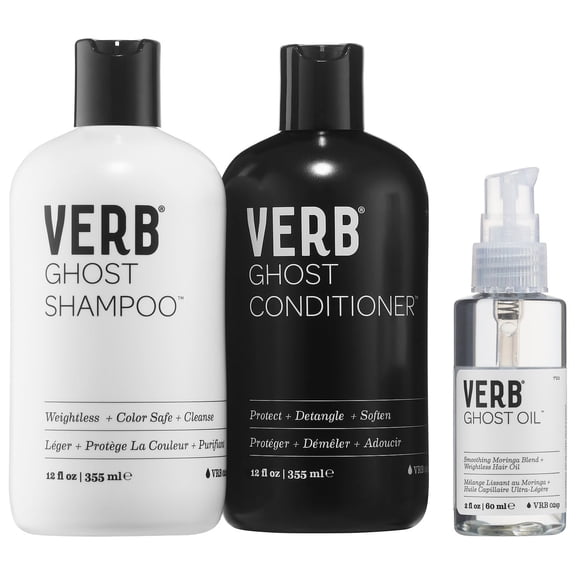 Verb Ghost Trio Kit Shampoo, Conditioner And Oil