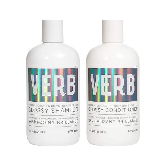 Verb Glossy Shampoo & Conditioner Set 12 oz each