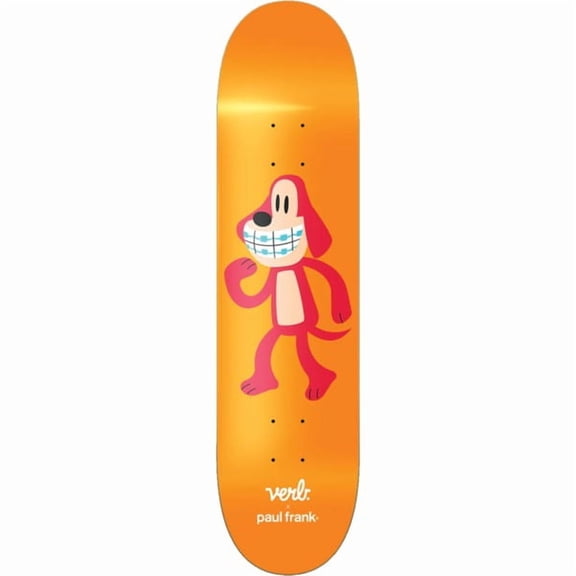 Verb Skateboards Paul Frank Bob The Braces Dog Skateboard Deck - 8" x 32" (Deck Only)