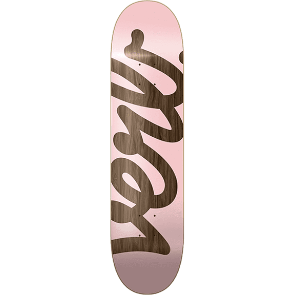 Verb Xl Script Skateboard Deck 7.75 Pink