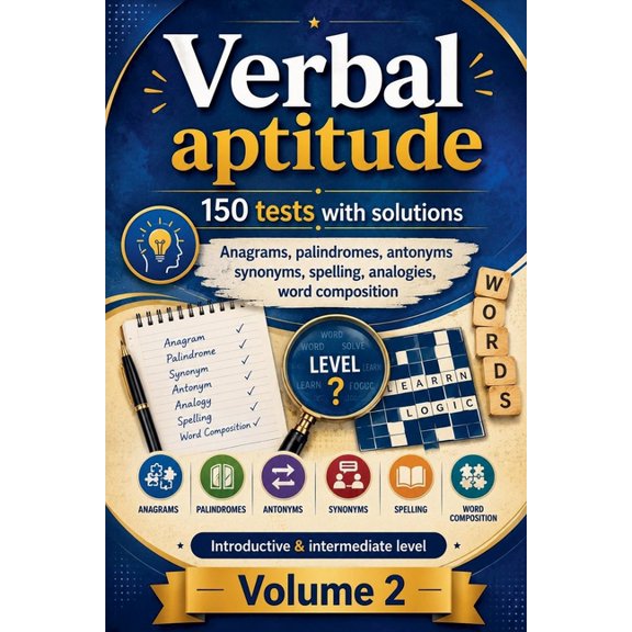Verbal Aptitude 150 Tests with solutions Volume 2, Book 35, (Paperback)