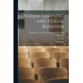 thumbnail image 1 of Verbal Learning and Verbal Behavior: Proceedings, (Paperback), 1 of 1