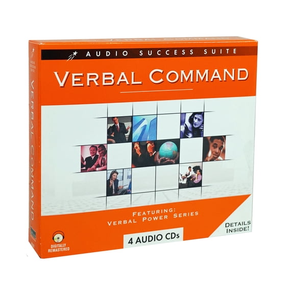 Verbal Power Command Audiobook - 4 Audio CD Set to Learn New Words