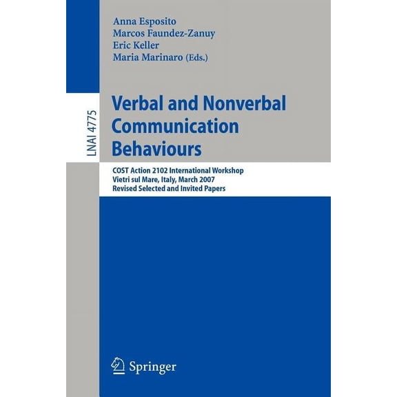Verbal and Nonverbal Communication Behaviours, (Paperback)