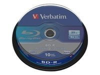 Verbatim - 10 x BD-R - 25 GB 6x - spindle