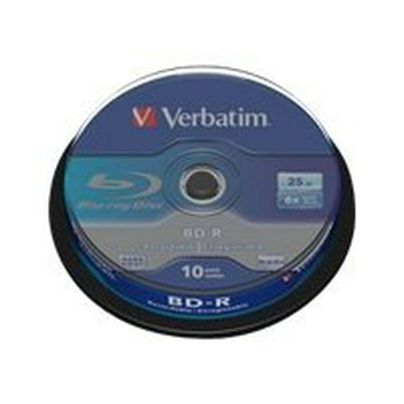 Verbatim - 10 x BD-R - 25 GB 6x - spindle