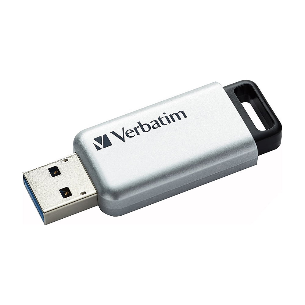 dråbe Outlook Indføre Verbatim 16GB Store 'n' Go Secure Pro USB 3.0 Flash Drive with AES 256  Hardware Encryption, Silver - Walmart.com