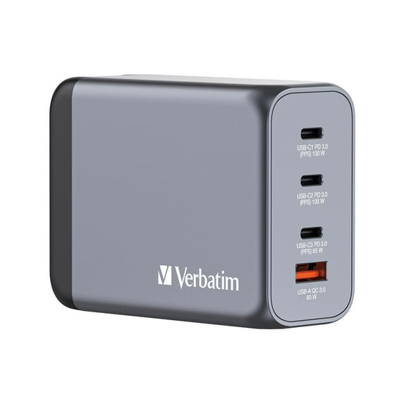 Verbatim 200W 4-Port GaN Wall Charger