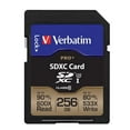 thumbnail image 1 of Verbatim  256GB ProPlus 600X SDXC Memory Card, UHS-1 U3 Class 10, 1 of 1