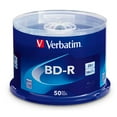 thumbnail image 1 of Verbatim 25GB 16x BD-R Blu-ray Recordable Disc, 50-Pack Spindle, 1 of 2