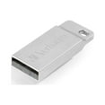 thumbnail image 1 of Verbatim 32GB Metal Executive USB Flash Drive - Silver 32 GBUSB 2.0 - Silver - Water Resistant, 1 of 7