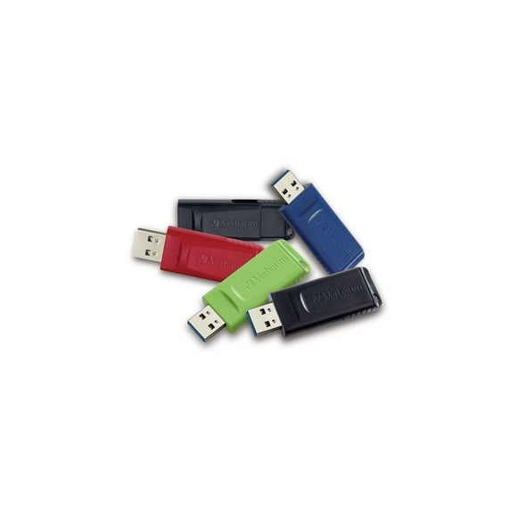 Verbatim 32GB Store 'n' Go USB Flash Drive 5pk Assorted 70897