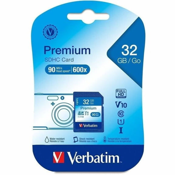 Verbatim 32Gb Premium Secure Digital High Capacity - Sdhc Card - Class 6