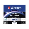 thumbnail image 1 of Verbatim 43823 25GB 4x M-Disc BD-R - 5 Pack Jewel Case 5 Pack Jewel Case BD-R (Blu-ray), 1 of 3