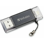Verbatim 32GB Store ‘n’ Go Dual USB 3.2 Gen 1 Flash Drive for Apple Lightning Devices - Graphite