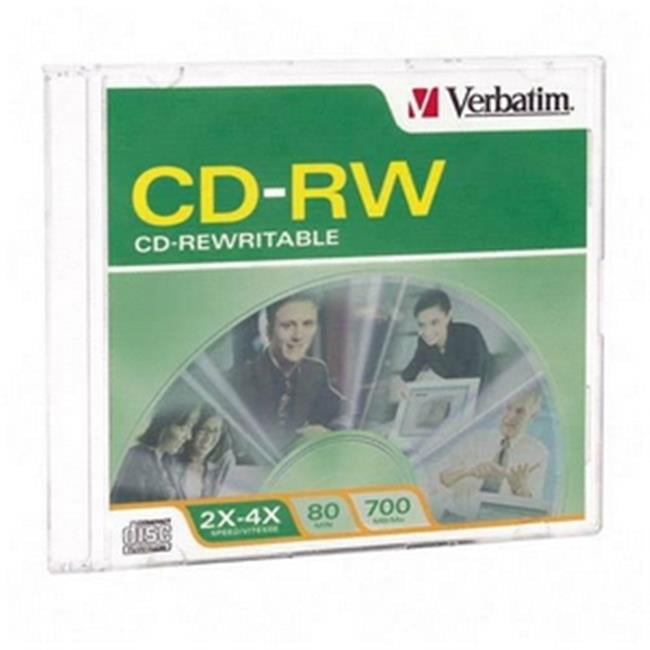 Verbatim 4x CDRW Media 700MB 120mm Standard 95117